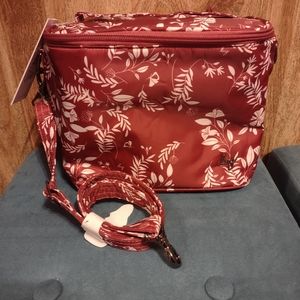 Lug Nibble lunch tote in flourish red